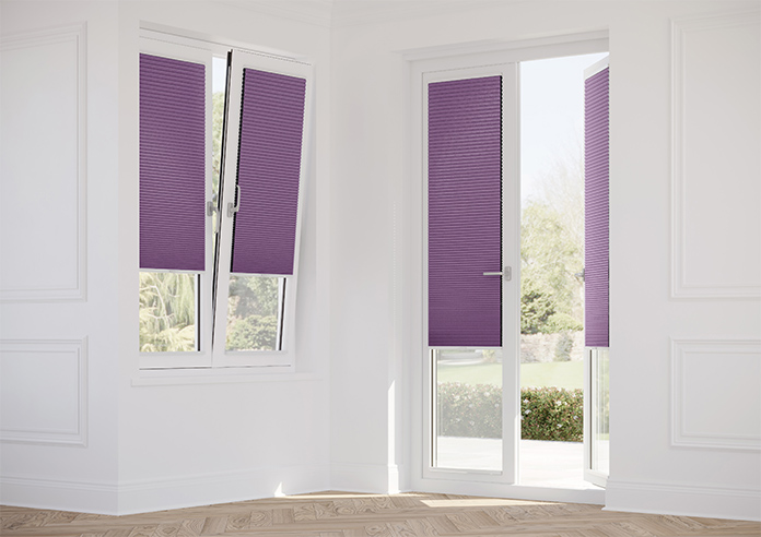 Umbra (Blackout), Plum - Stick Fit Honeycomb Blind - Image 14
